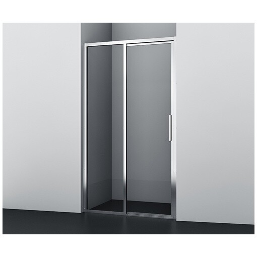 Душевая дверь раздвижная 120х200 см прозрачная, хром Wasserkraft Lopau 32S05L