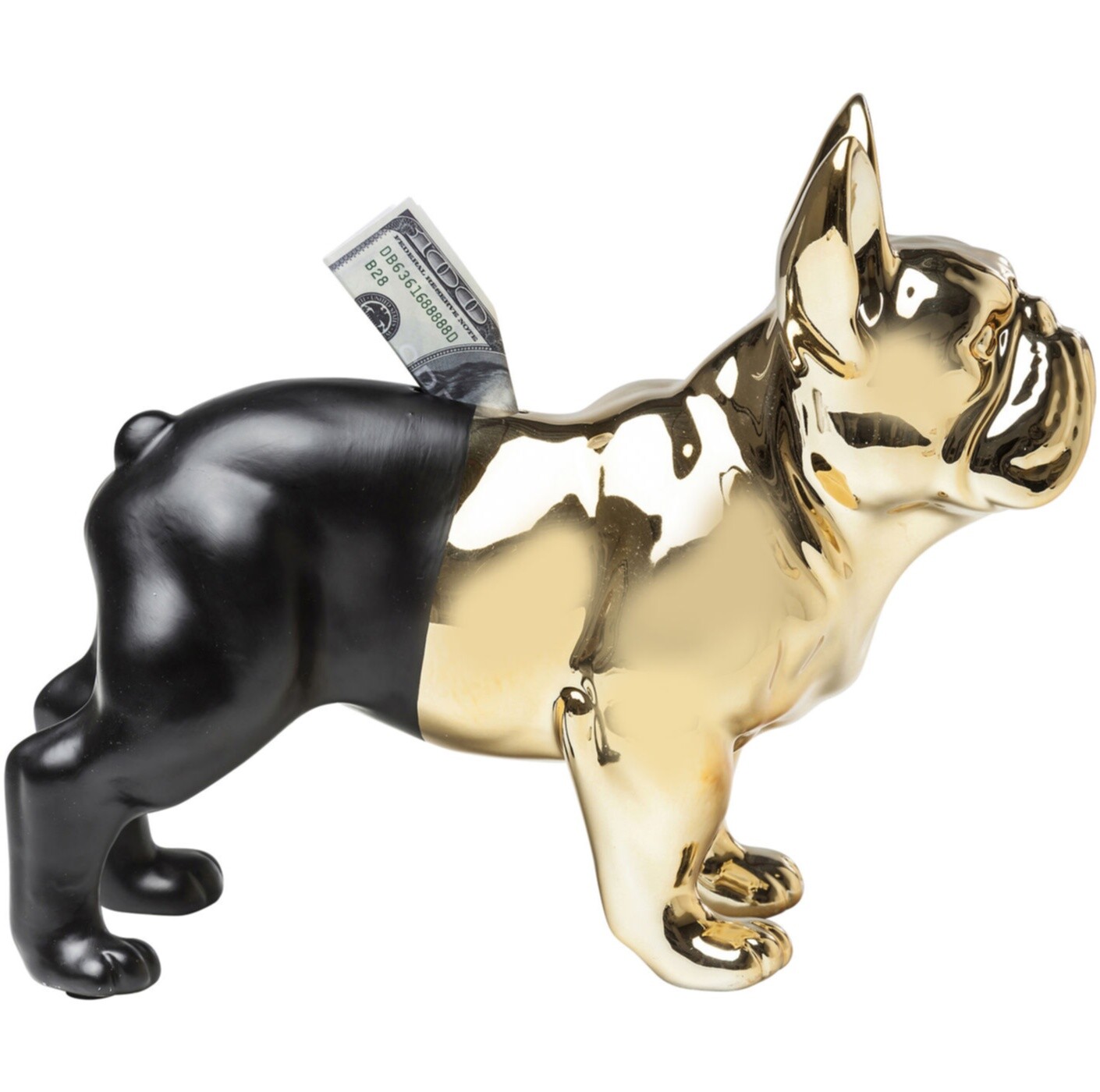 Копилка золото Bulldog