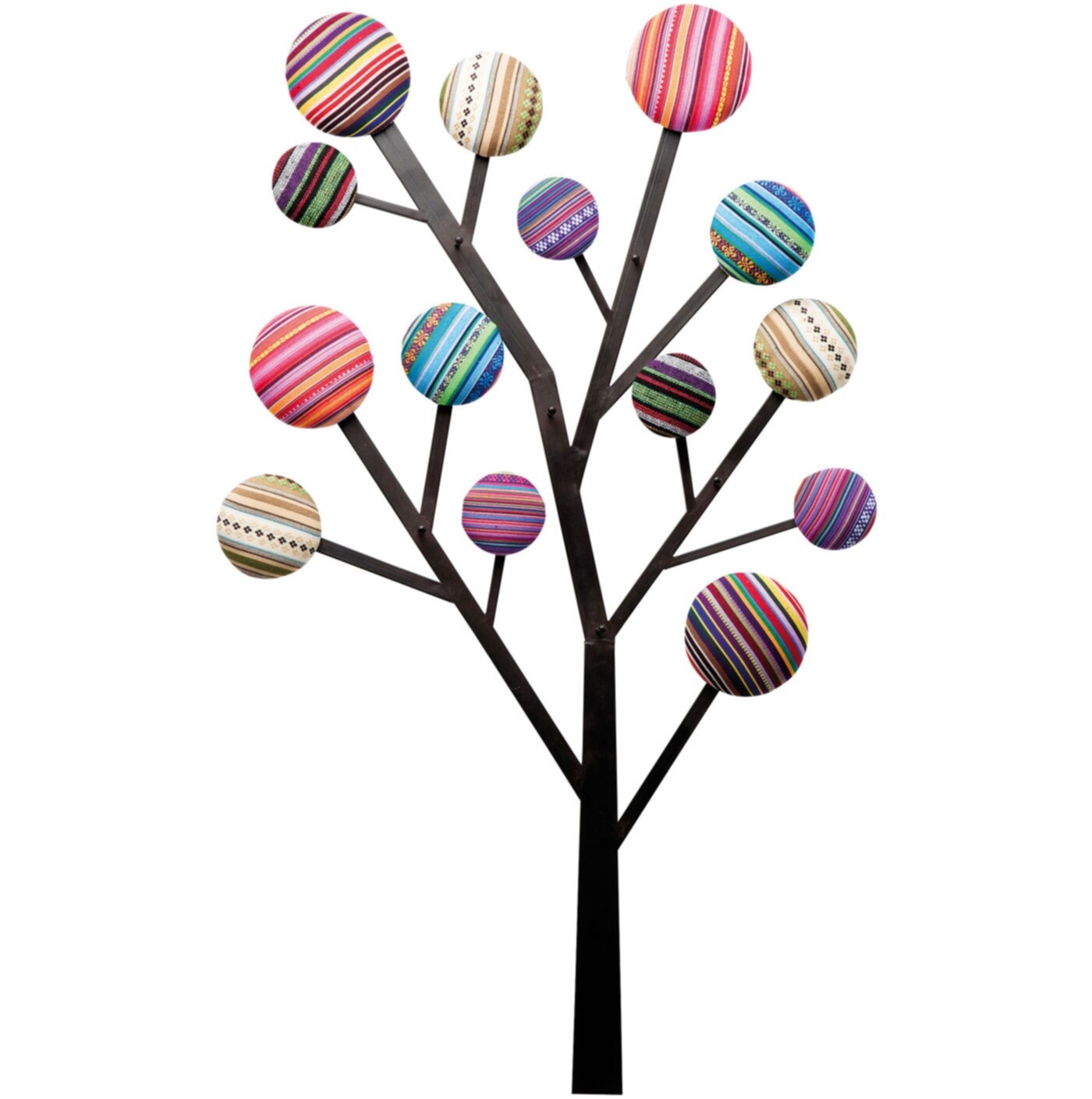 Вешалка настенная разноцветная Bubble Tree &quot;Конфетное дерево&quot;