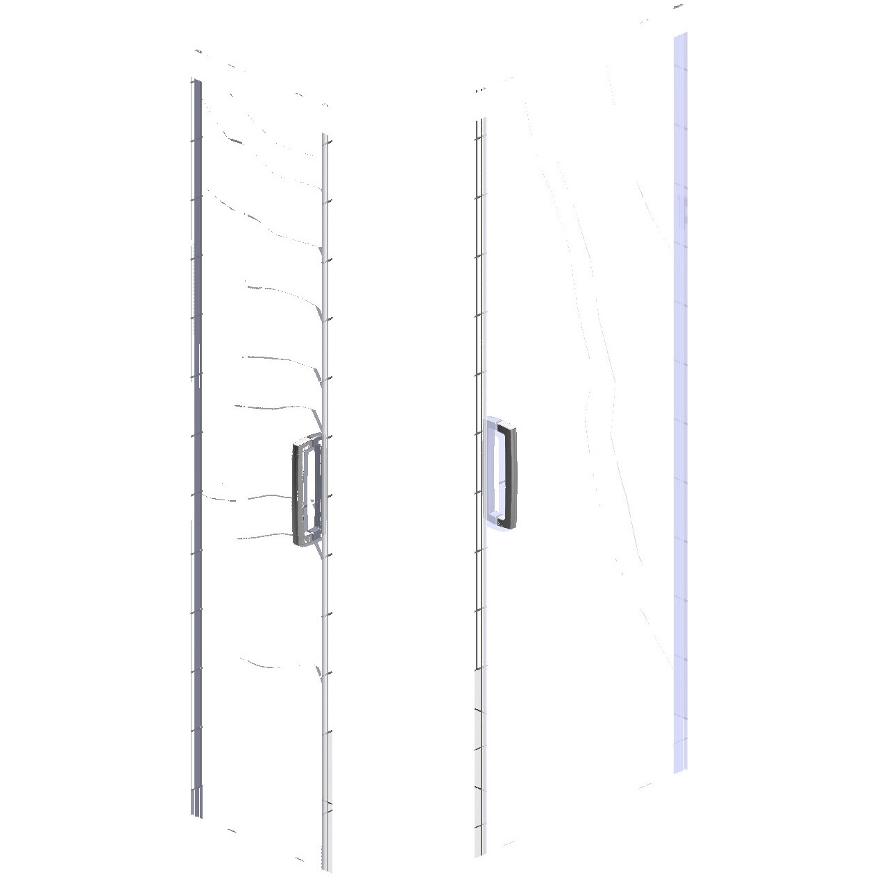 Душевой уголок 140х80 см черный матовый, стекло матовое Stworki "Карлстад" - изображение 18