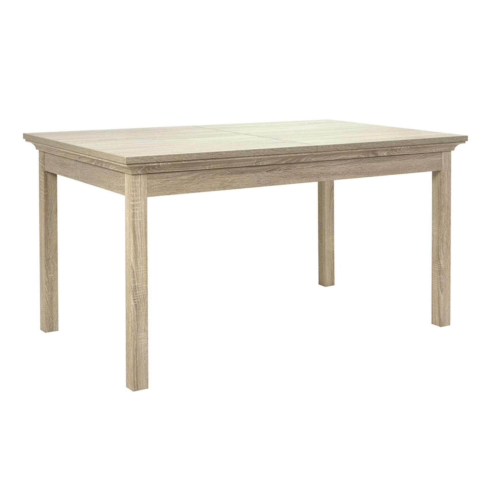 Обеденный стол раздвижной с деревянными ножками 140-187х84 см дуб сонома Reina