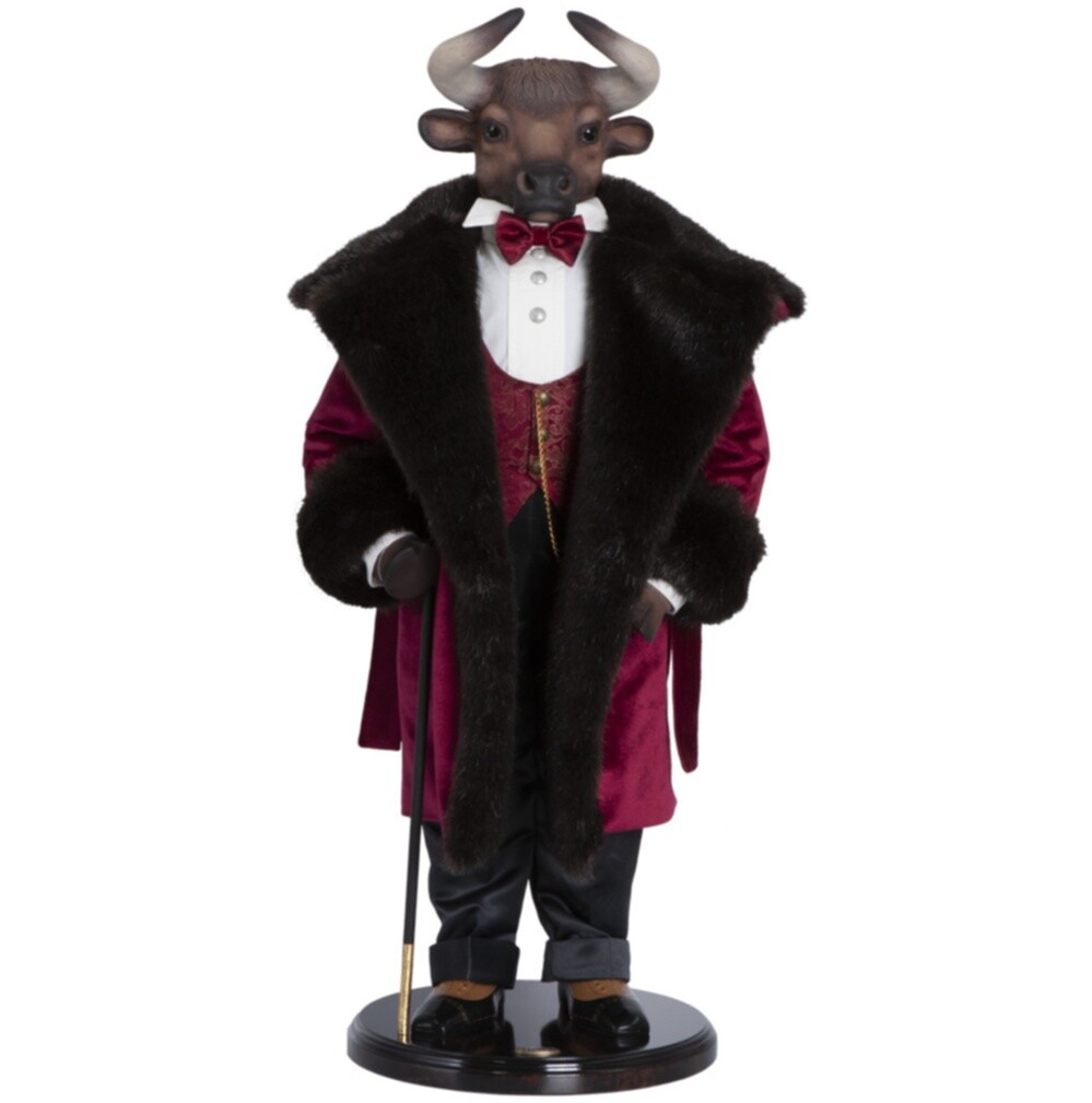 Кукла коллекционная мраморная 76 см коричневая, бордовая &quot;Барон Жозеф де Бай&quot;