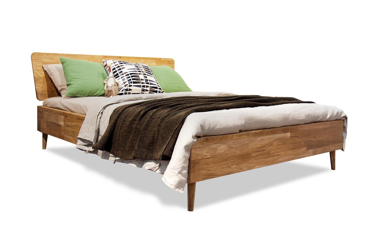 Кровать полутораспальная светло-коричневая 140х200 см &quot;Ирвинг&quot;