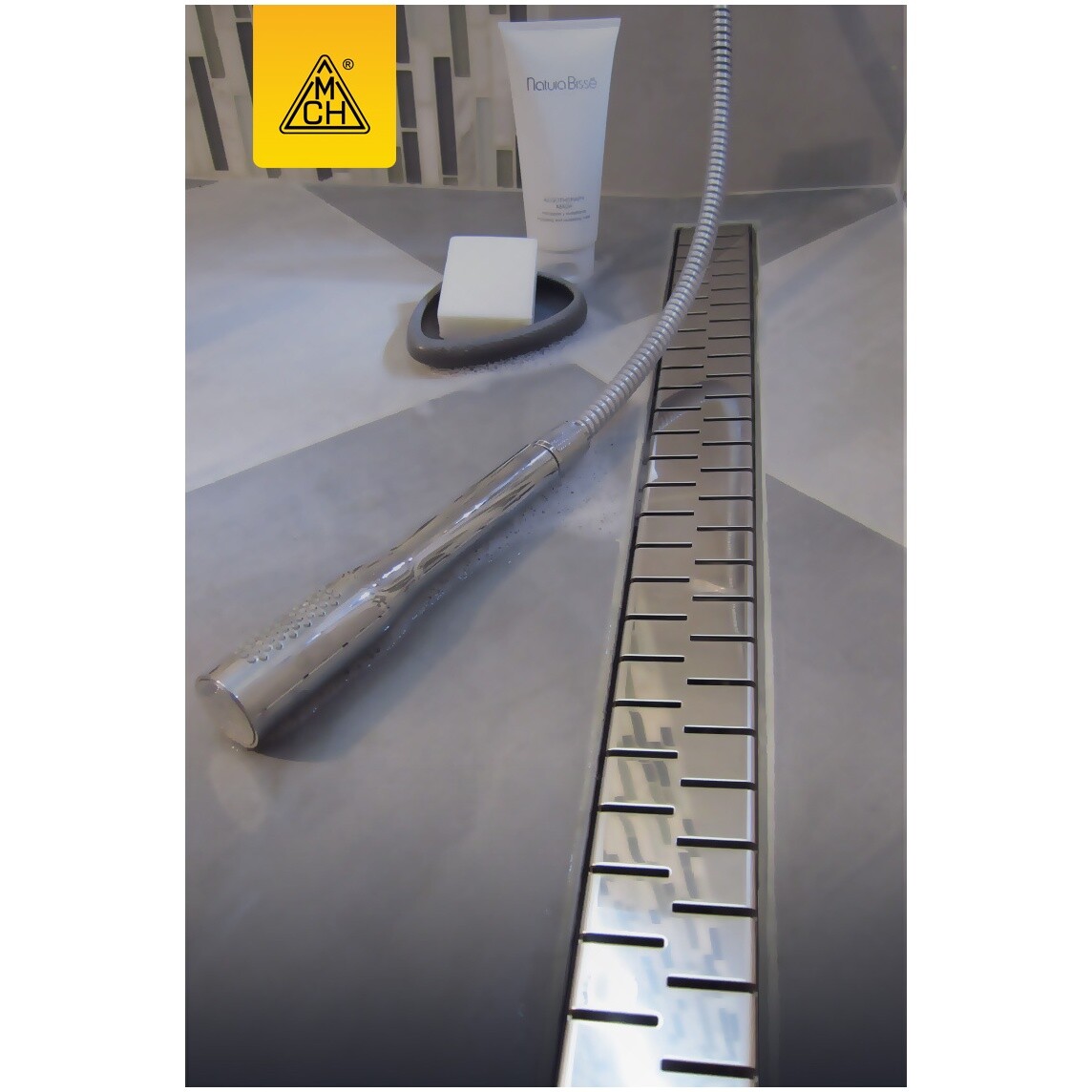 Душевой лоток с решеткой 65 см хром Creto Snake CRE-650 SH - изображение 10