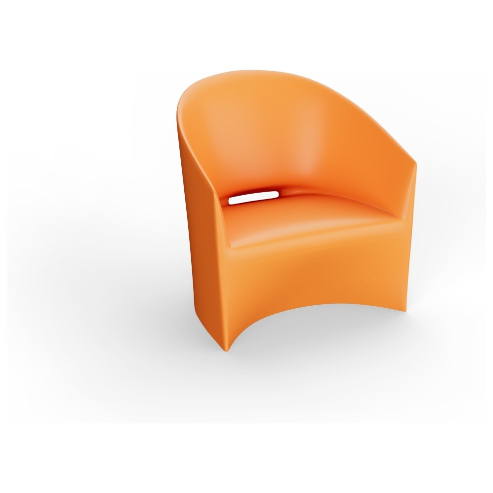 Кресло пластиковое оранжевое Oasis
