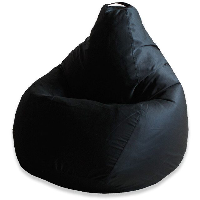 Кресло-мешок 2XL 135х95х95 см фьюжн черное &quot;Груша&quot;