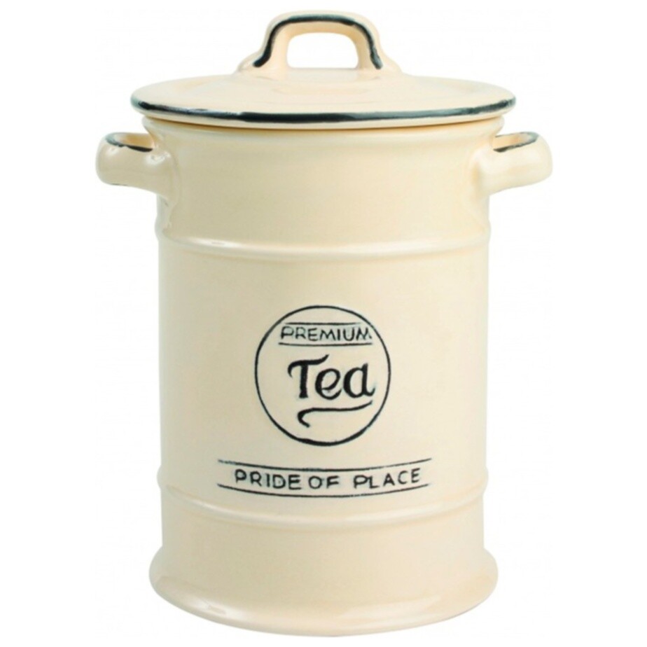 Емкость для хранения чая керамическая 12х18 см кремовая Pride of Place