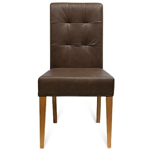 Обеденный стул коричневая кожа &quot;Берген М&quot;