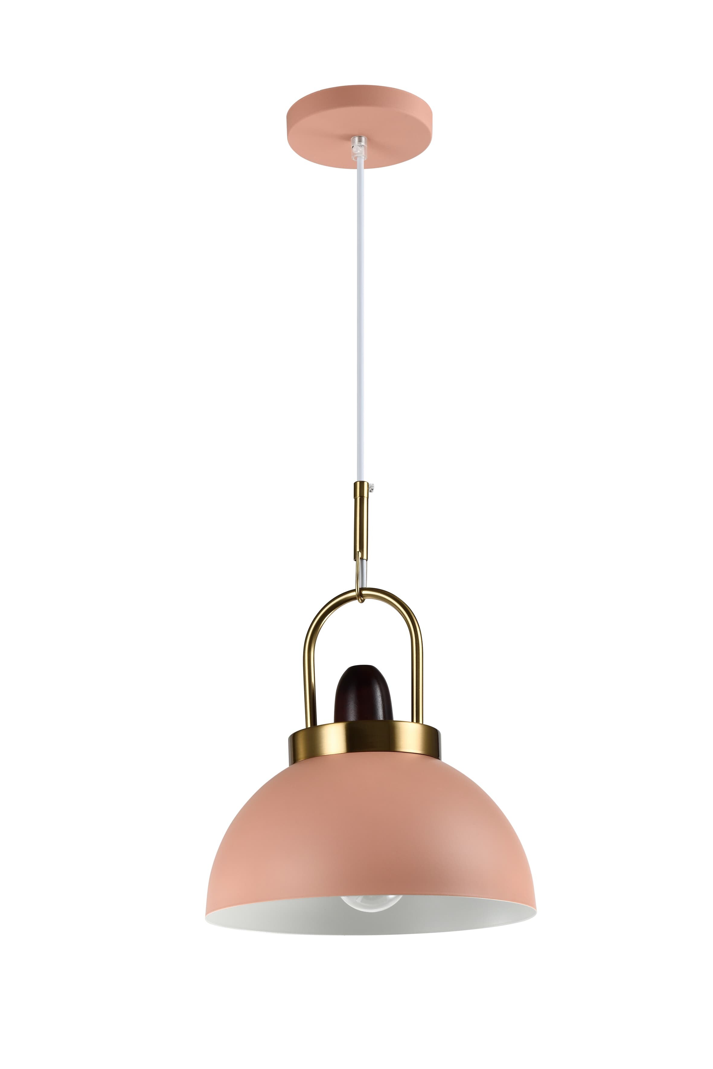 Светильник подвесной розовый Ravenna V10449-1P