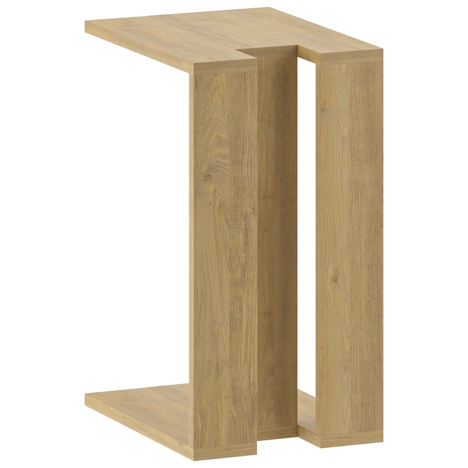 Приставной столик деревянный 57х30 см коричневый Muju c table LEV01074