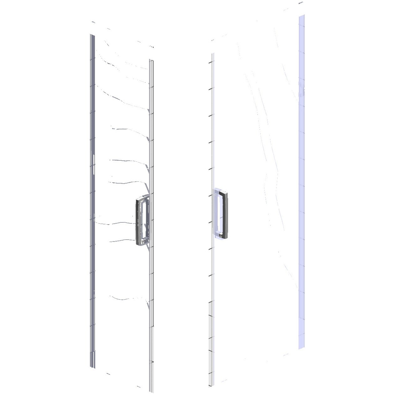 Душевой уголок 120х90 см хром глянец, стекло матовое Stworki "Карлстад" - изображение 15