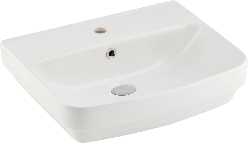Раковина мебельная прямоугольная 55х45 см белая Seramiksan Bold A092002H