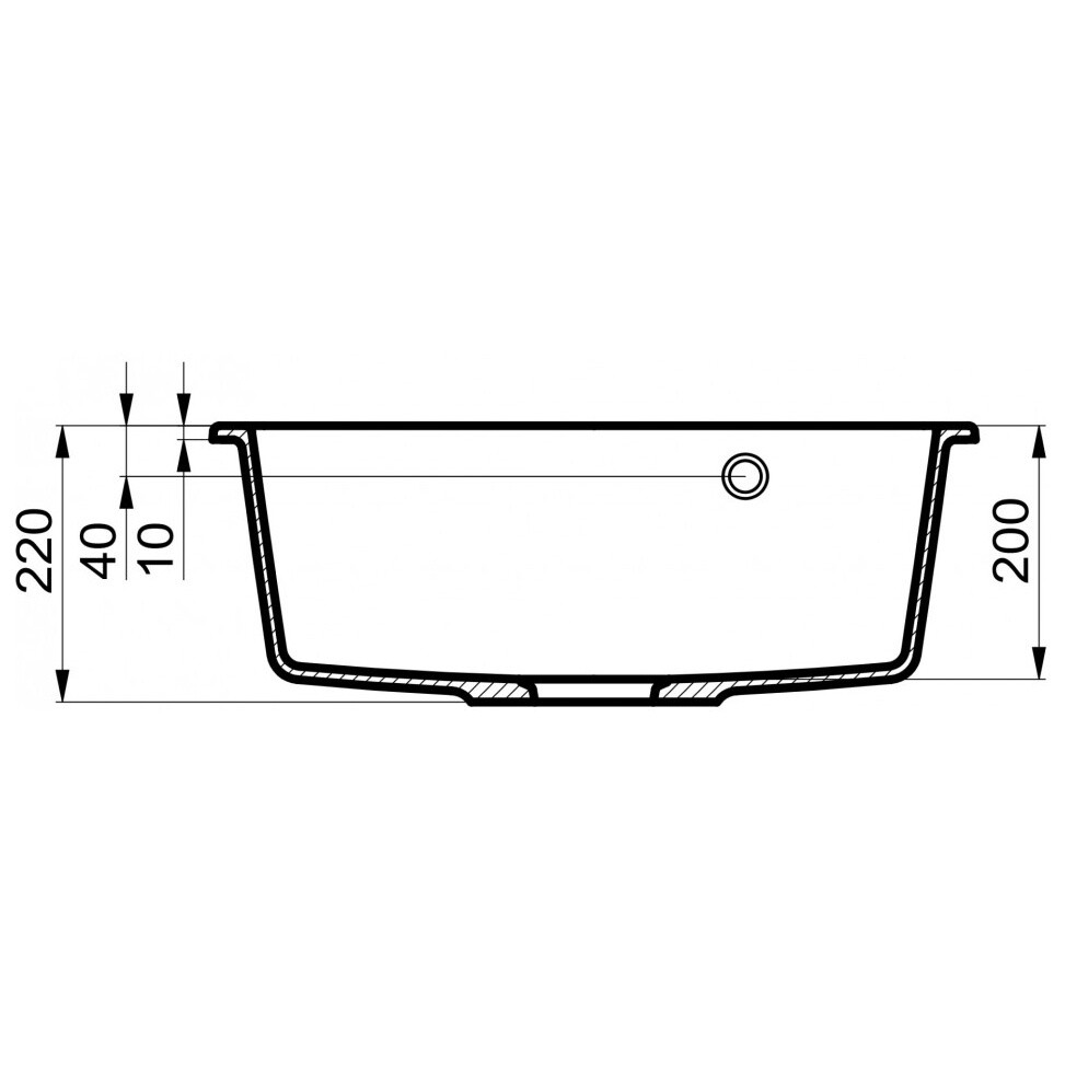 Мойка кухонная серый металлик Milacio Murcia 60 Cuarzo MC.77013 - изображение 4