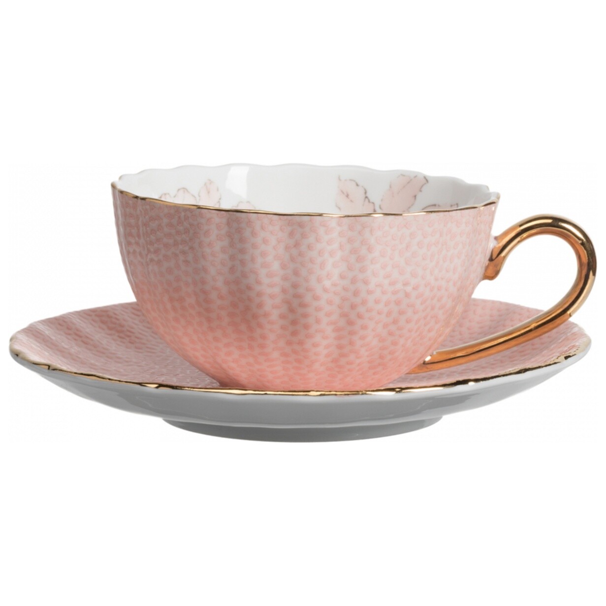 Чайная пара с цветами Arista Розовая
