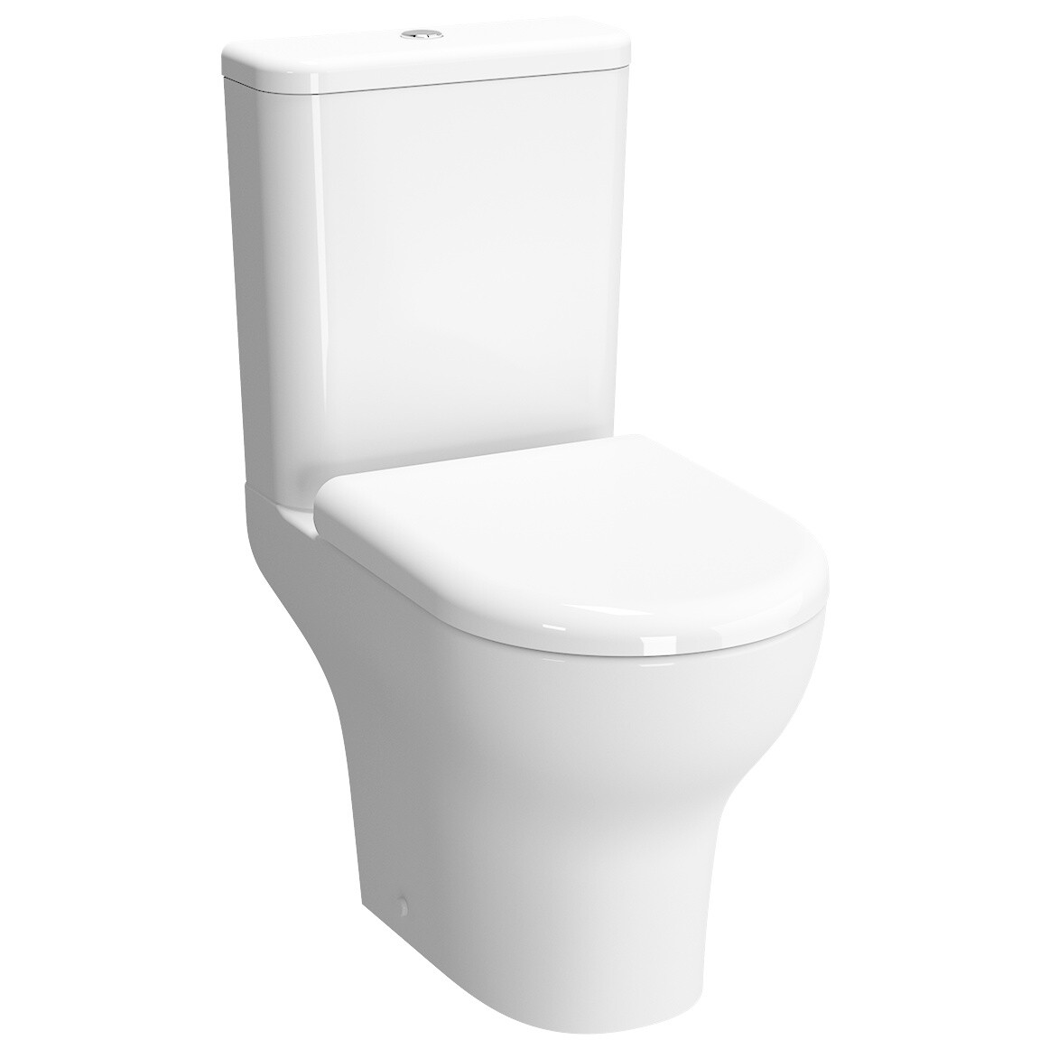 Унитаз напольный с микролифтом белый Vitra Zentrum open-back 9012B003-7204
