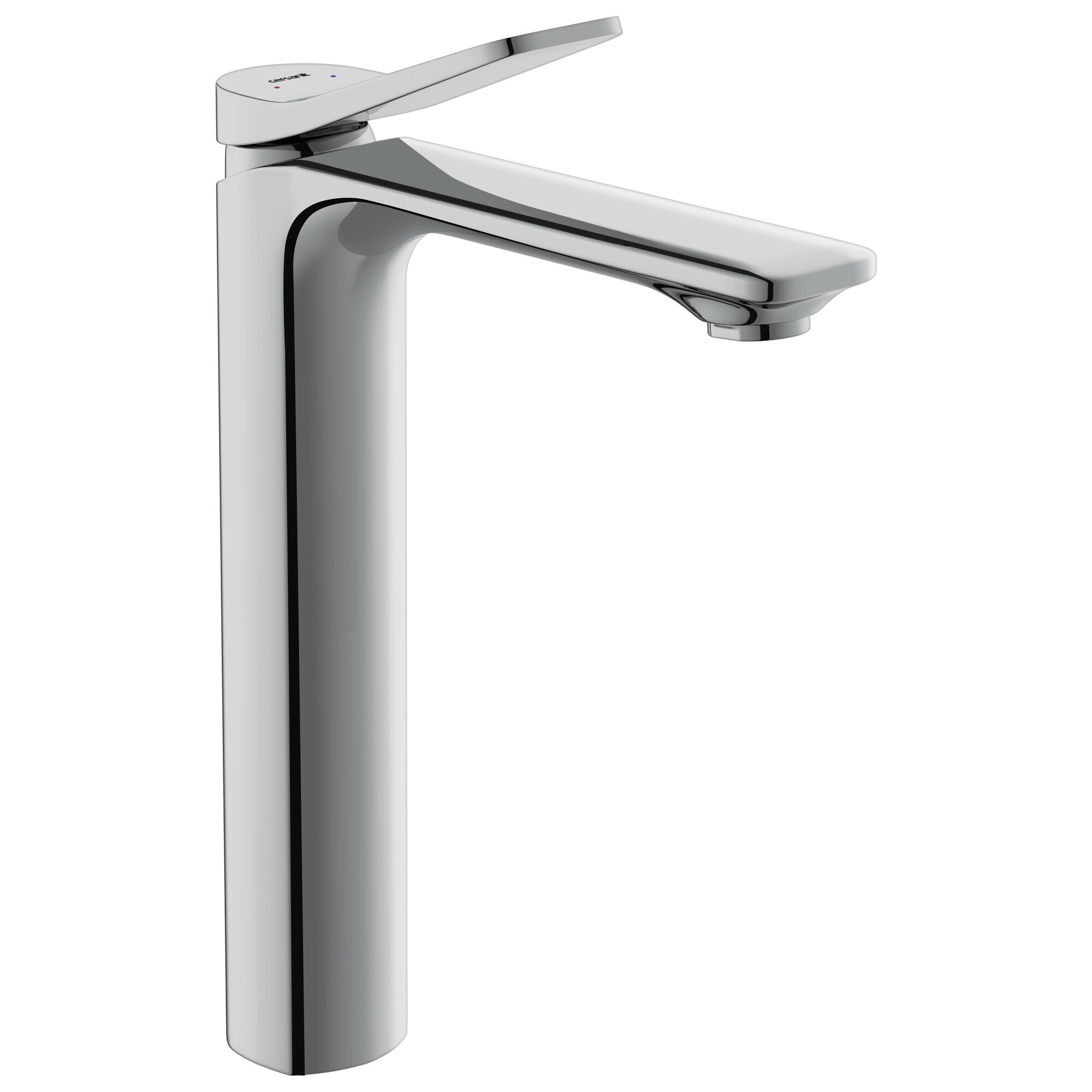 Смеситель для раковины однорычажный с донным клапаном хром Cersanit Odra 63054