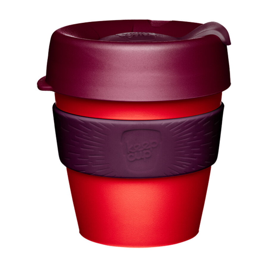 Кружка 227 мл красная с фиолетовой крышкой Keepcup Original S Manzanita