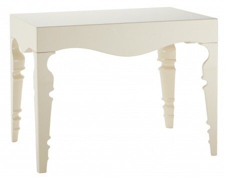 Приставной столик белый 60 см Paloma