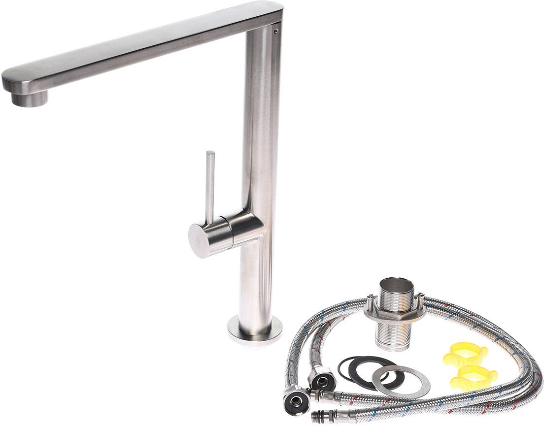 Смеситель для кухни однорычажный хром Domaci "Равенна" TR-02ni - изображение 8