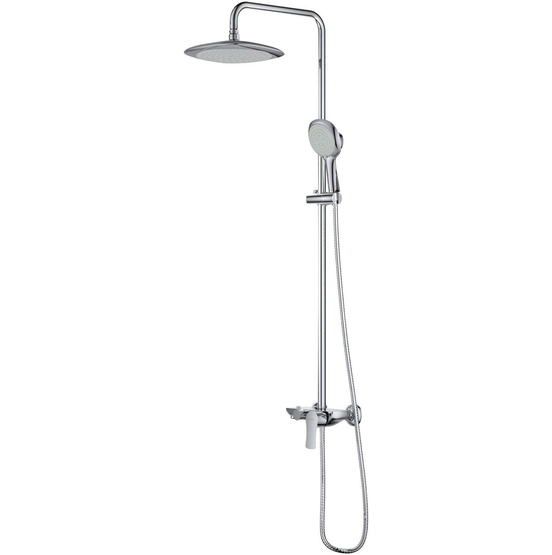 Душевой комплект с регулировкой высоты хром D&K Rhein Reisling DA1273701B03