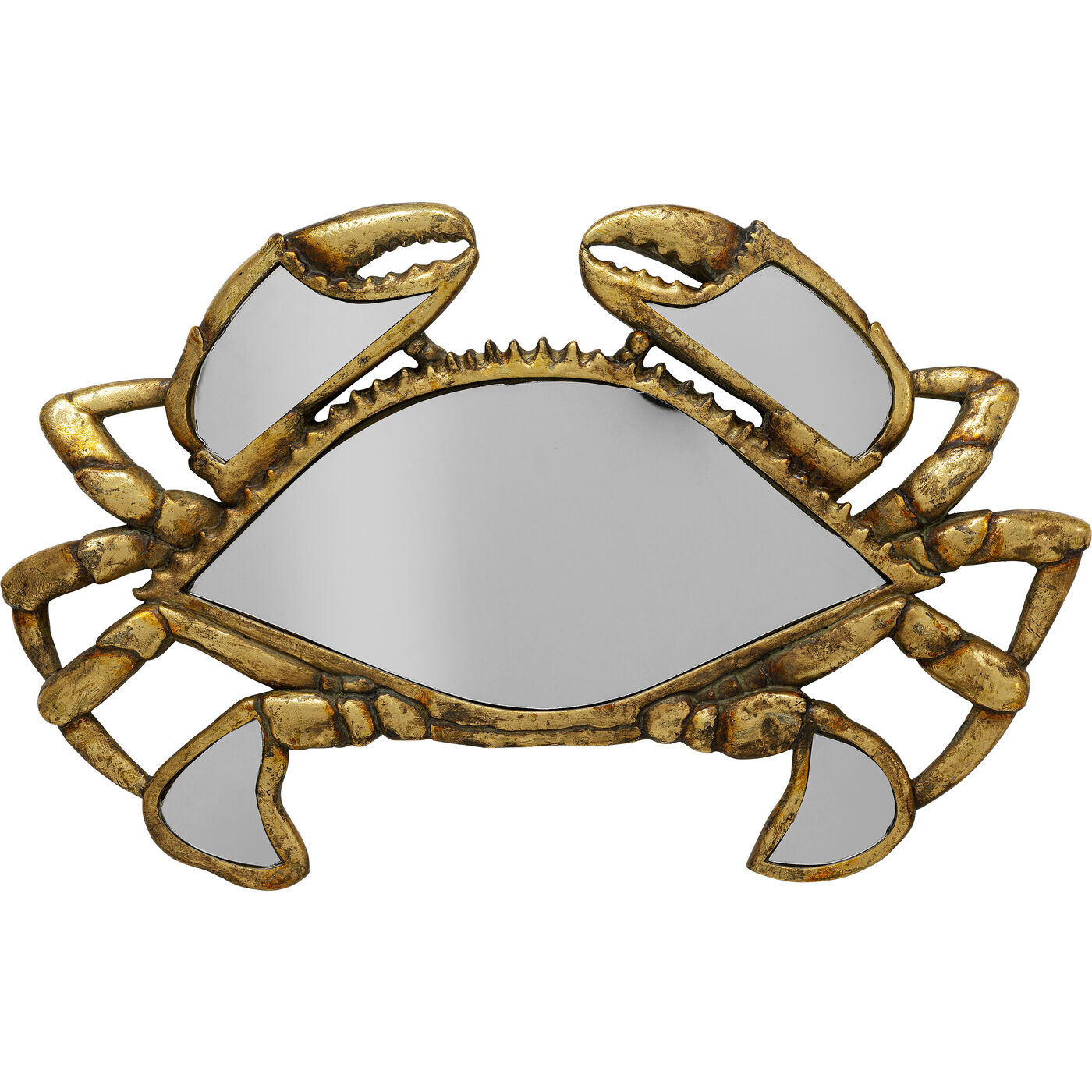 Декор настенный зеркальный, золото Crab