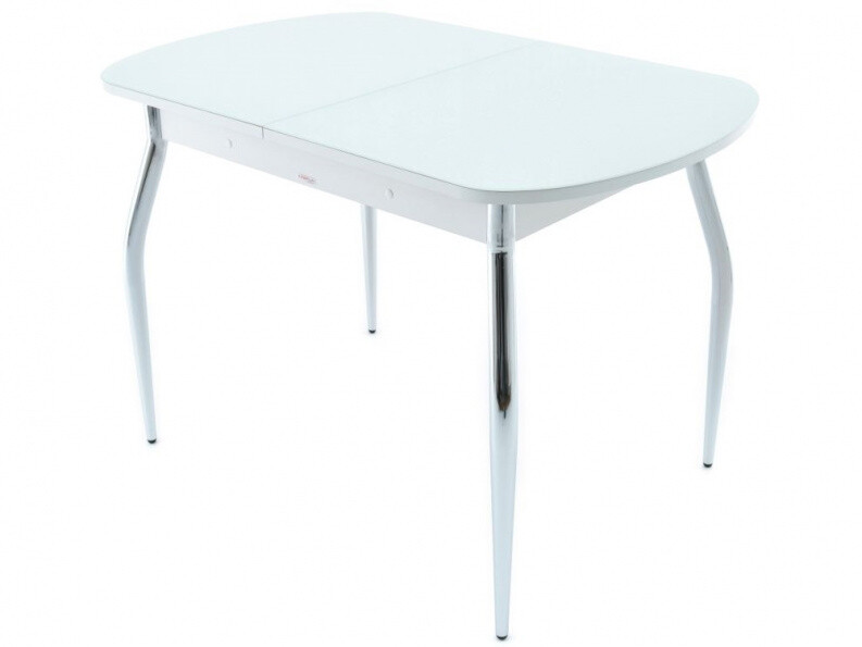Обеденный стол раздвижной 142/110х70 см белый &quot;Ривьера&quot;