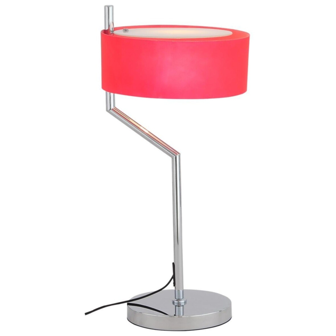 Настольная лампа красная со стеклянным абажуром Foresta SL483.604.01