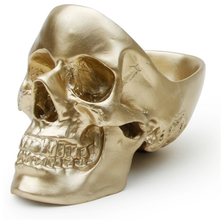 Органайзер для мелочей золотой Skull