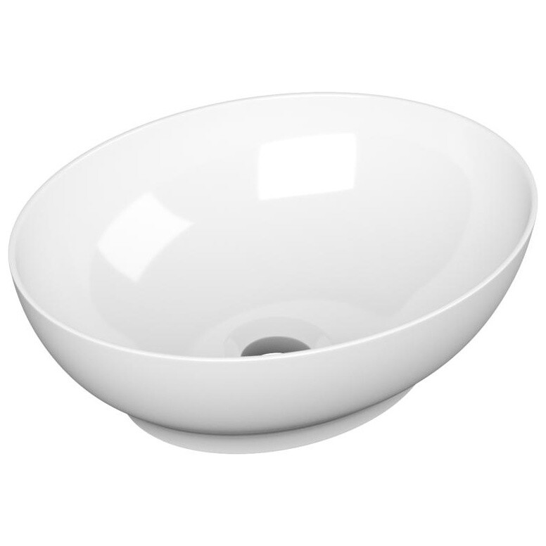 Раковина накладная овальная белая Point &quot;Сатурн 41&quot; PN43902