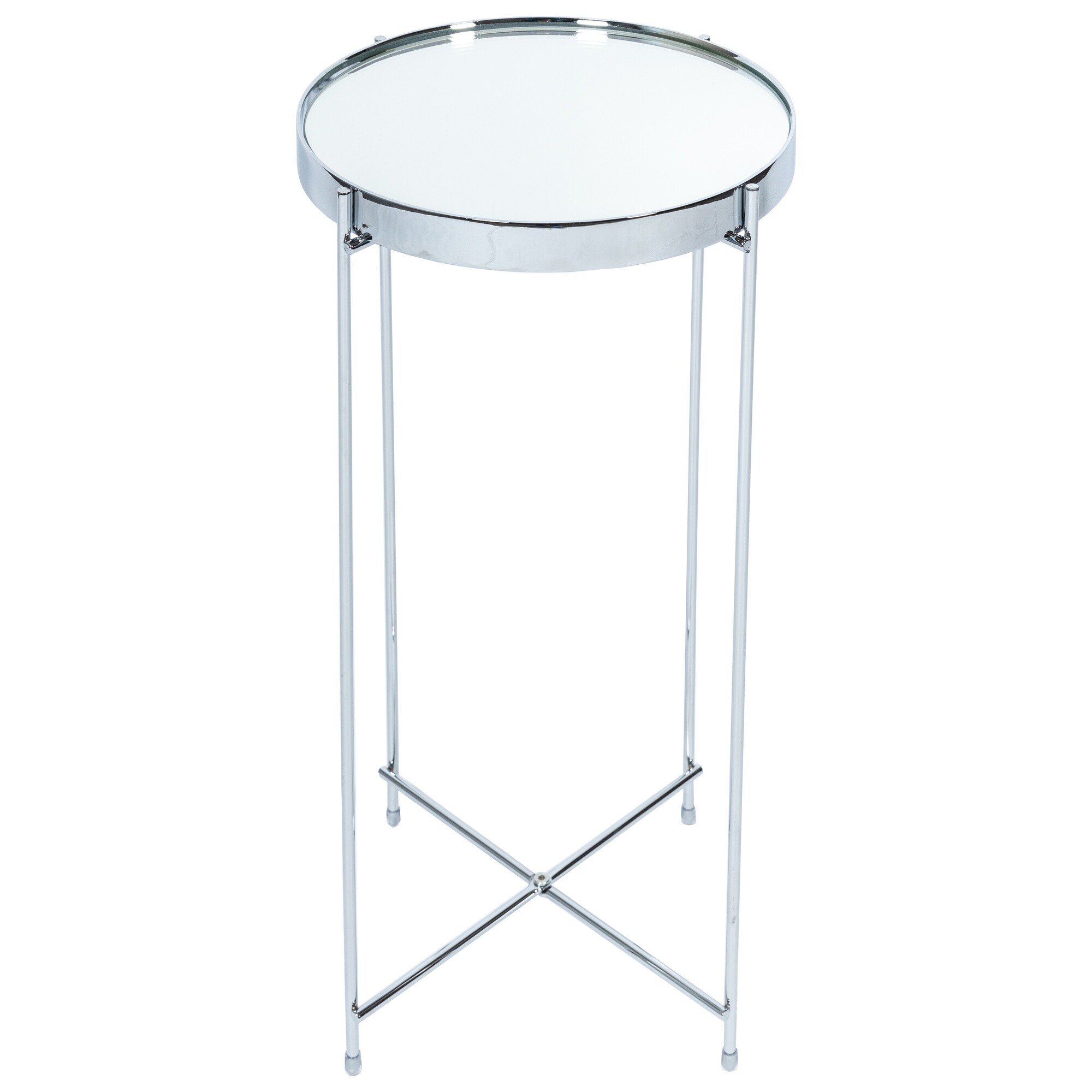 Стол приставной металлический серебряный Gatsby MH06-M506-08