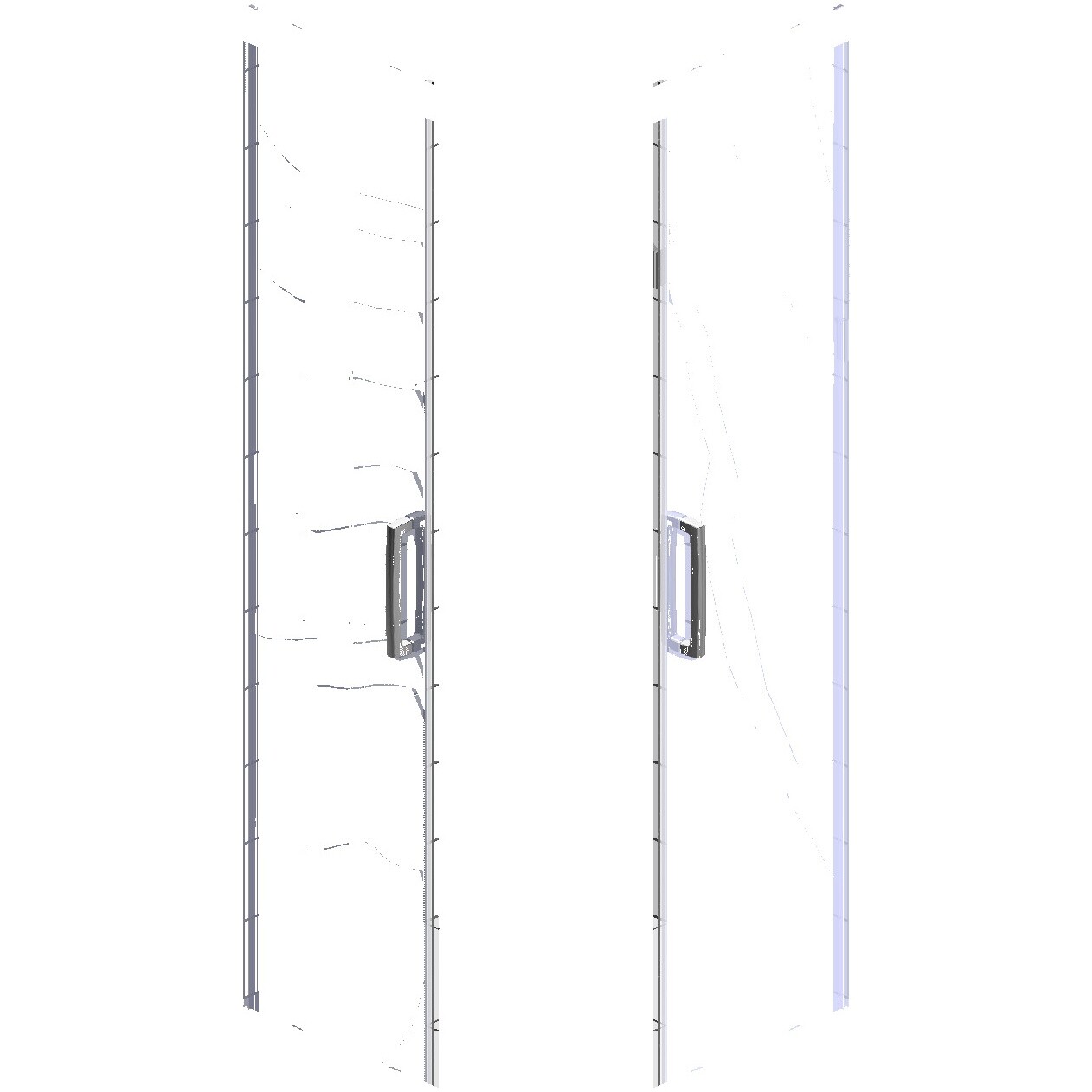 Душевой уголок 95х95 см хром глянец, стекло матовое Stworki "Дублин" - изображение 26