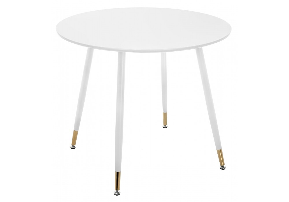 Обеденный стол круглый белый Bianka 80