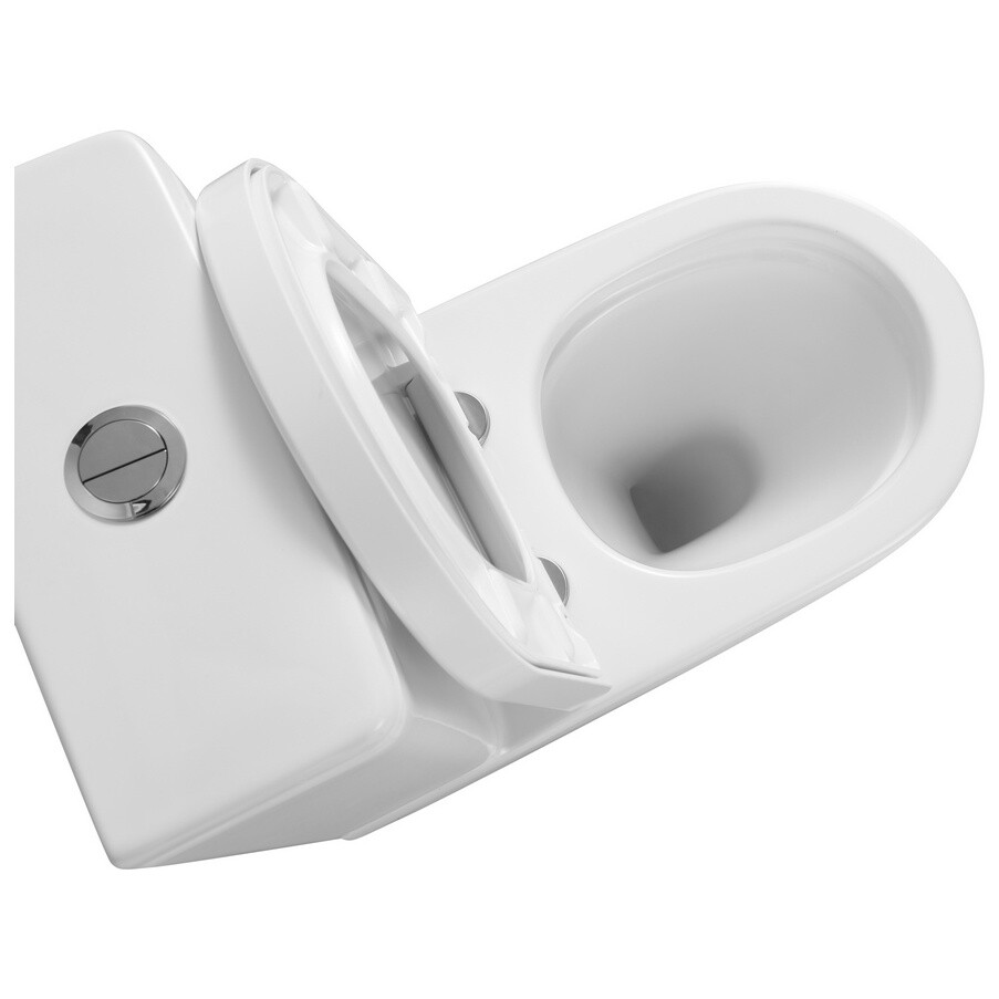 Унитаз напольный безободковый фарфоровый белый Triton Corso Pro CO-3806 Щ0000057975 - изображение 10