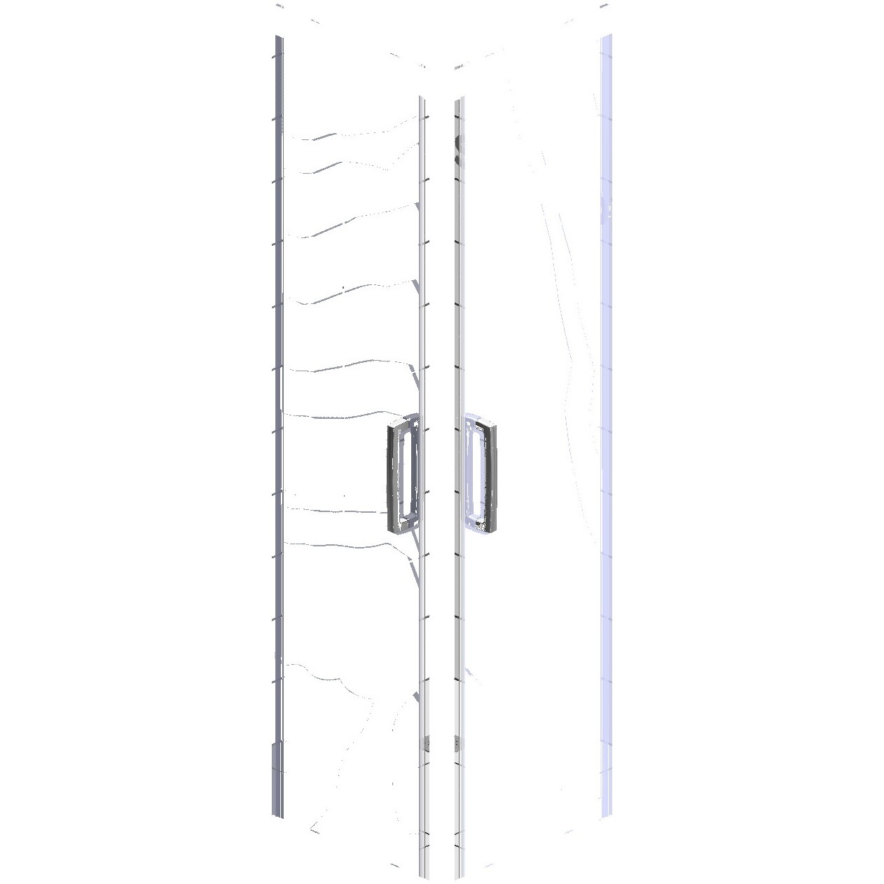 Душевой уголок 90х90 см хром глянец, стекло матовое Stworki "Дублин" - изображение 68