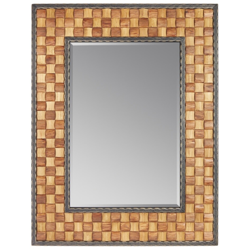 Зеркало настенное прямоугольное в деревянной раме бронзовое &quot;Дерево II&quot;