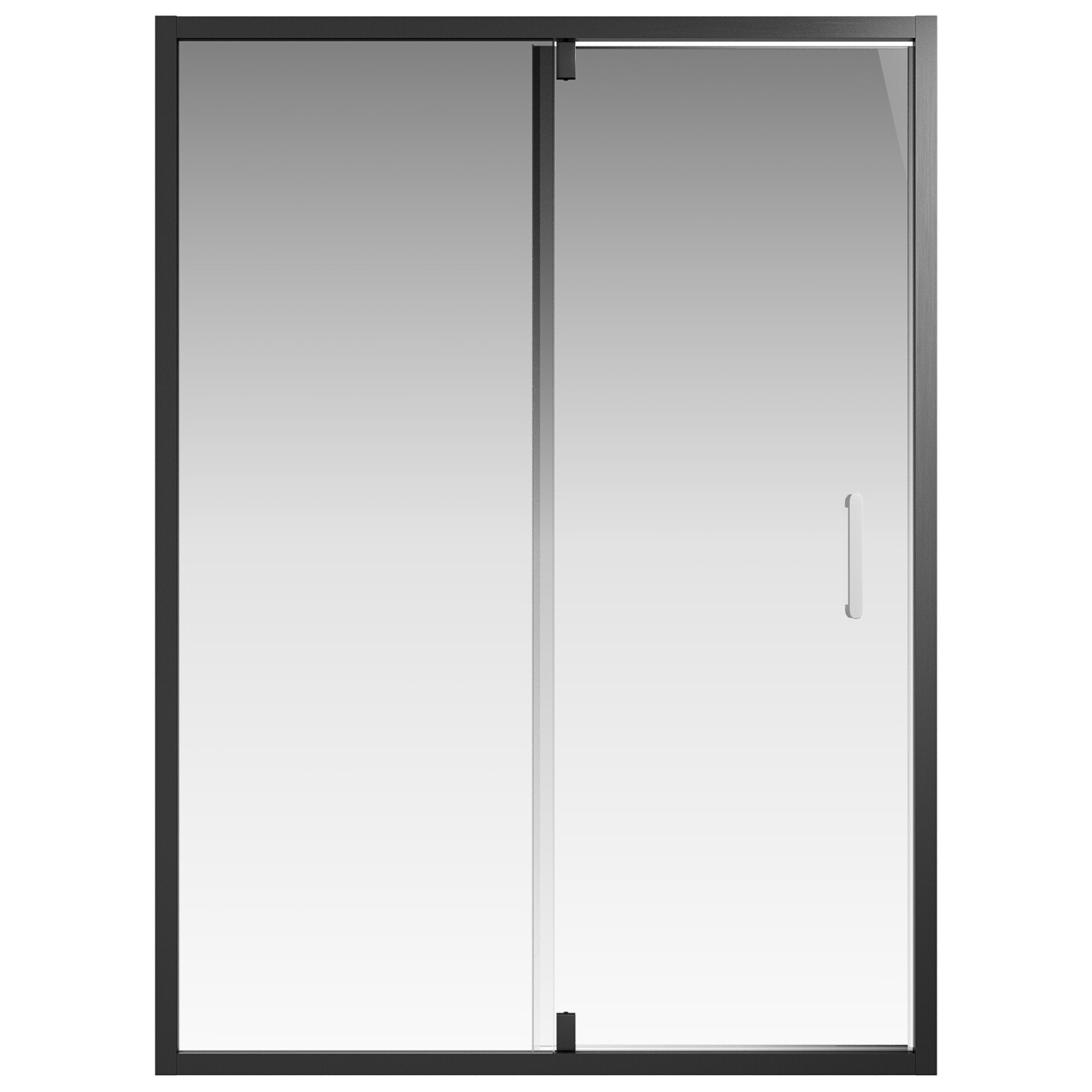 Душевой уголок прямоугольный 140х70 см черный Creto Astra 121-WTW-140-C-B-6, 121-SP-700-C-B-6