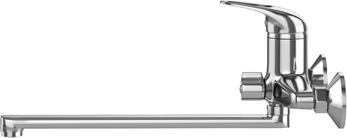 Смеситель универсальный однорычажный с душевым гарнитуром хром Diwo "Псков" PS-02cr - изображение 9