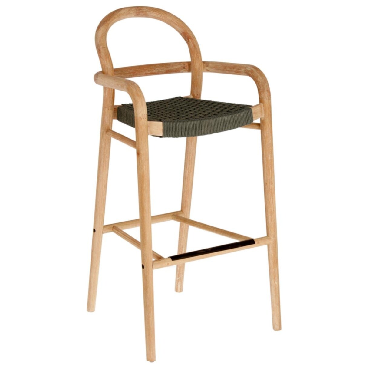 Барный стул деревянный, эвкалипт коричневый Sheryl от La Forma