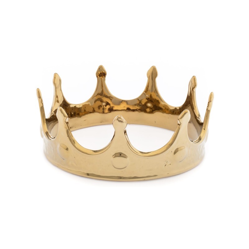 Корона декоративная керамическая 7,5x18,5x18,5 см золото My Crown Oro