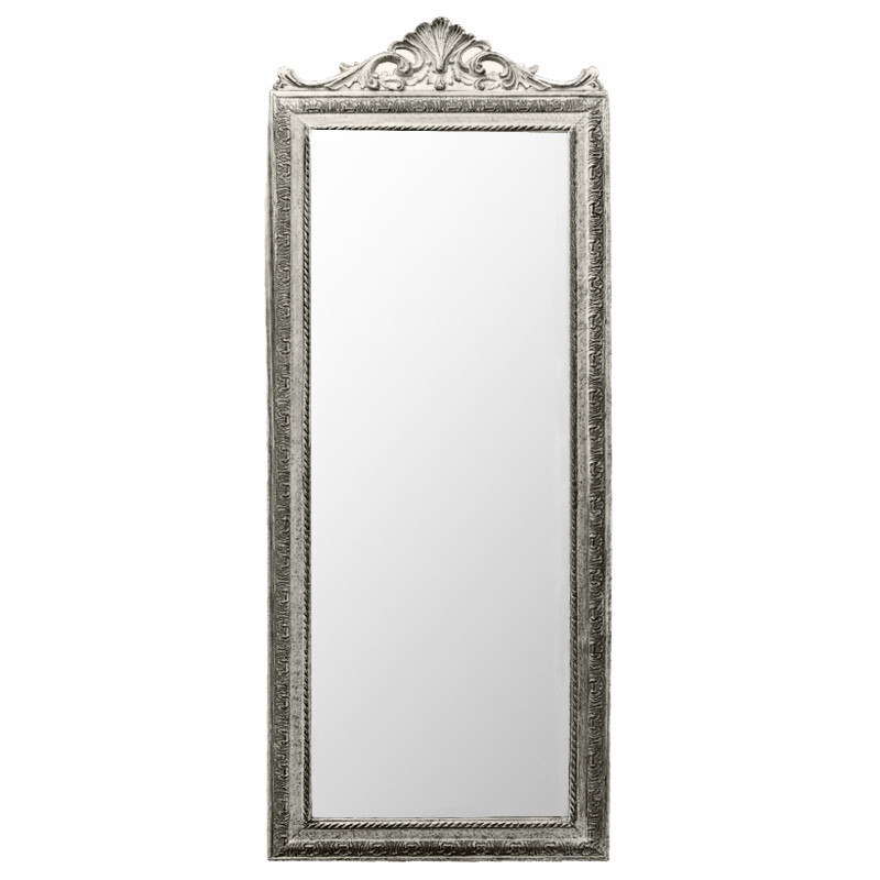 Зеркало венецианское в серебристой раме