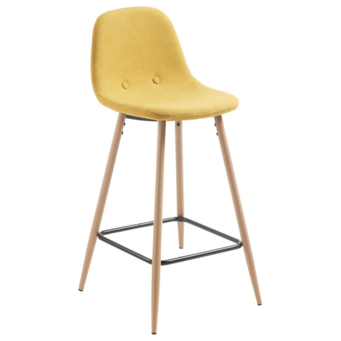 Полубарный стул желтый Nilson от La Forma