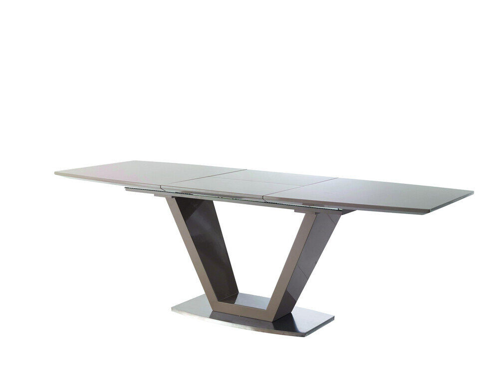 Обеденный стол раздвижной бежевый 160-220 см LV