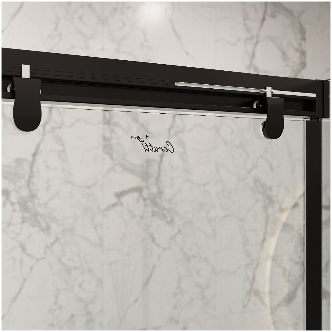 Душевой уголок прямоугольный правый 80x120 см черный Cerutti SPA Marbella 120B R - изображение 10