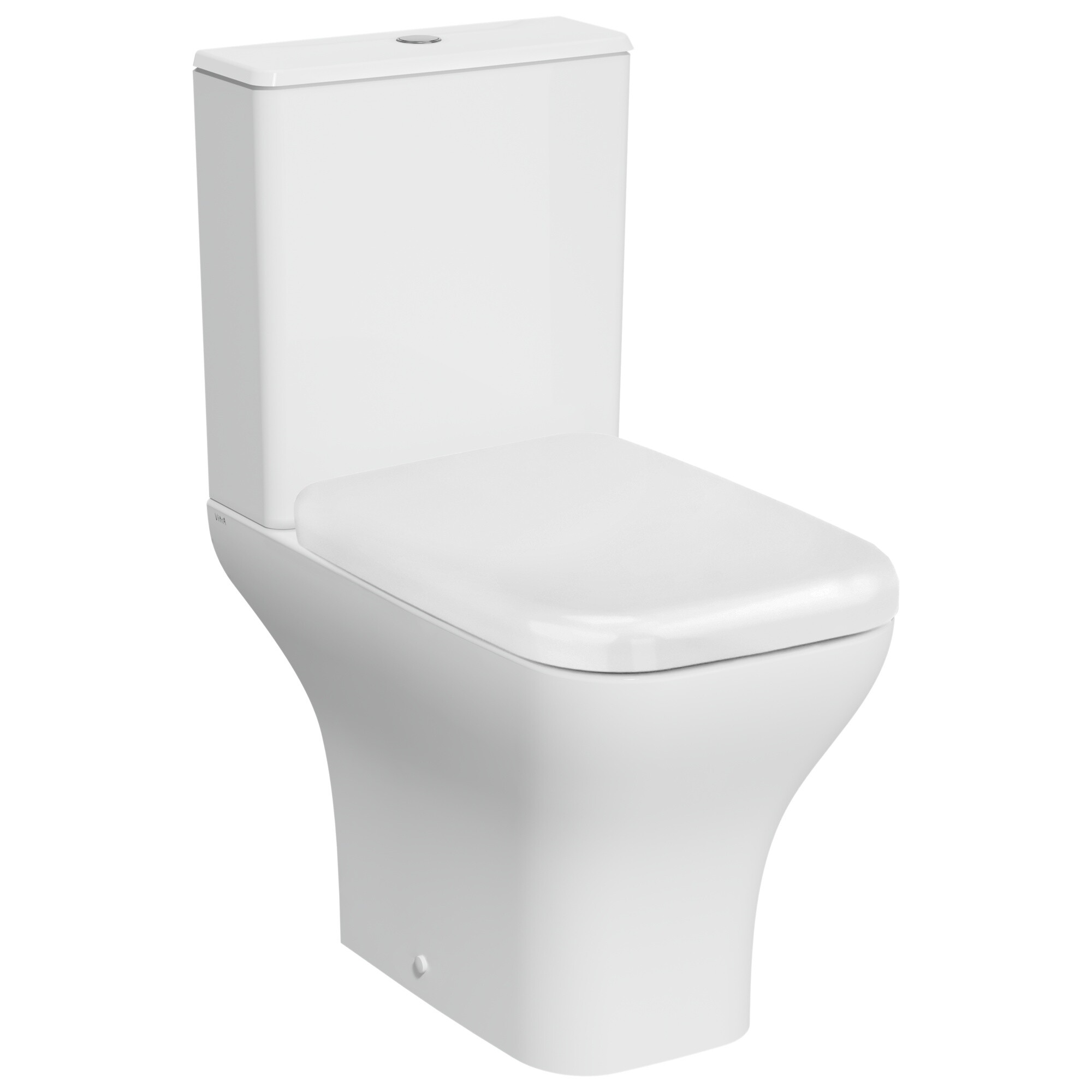 Унитаз напольный безободковый С микролифтом белый Vitra Polar 9843B003-7201