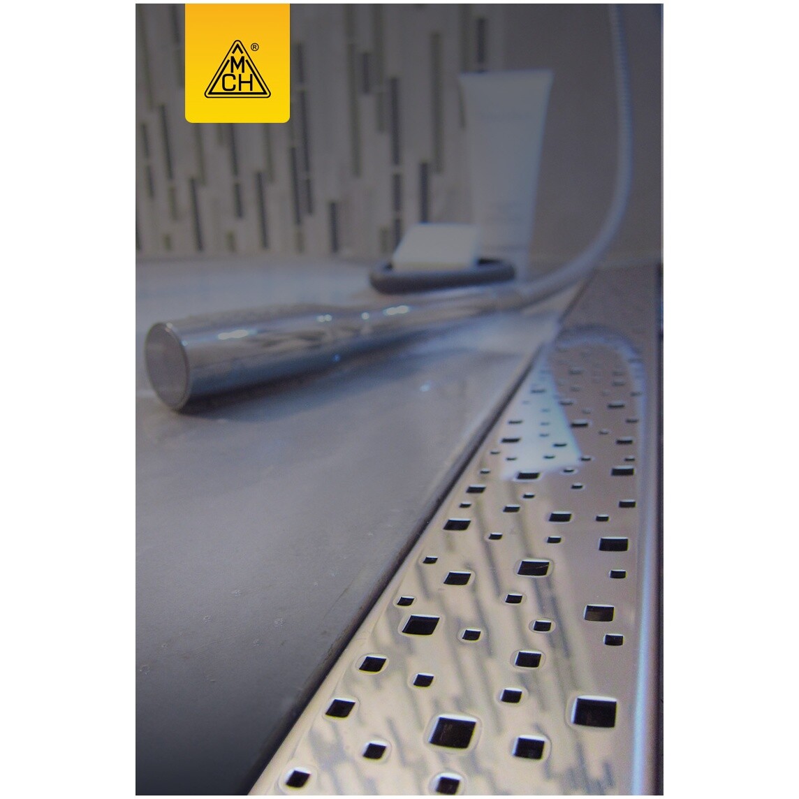 Душевой лоток с решеткой 65 см хром Creto Quadro CRE-650 QN - изображение 7