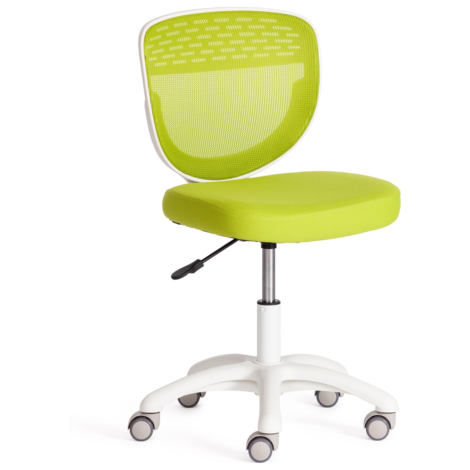 Кресло детское на колесиках зеленое Junior M Green