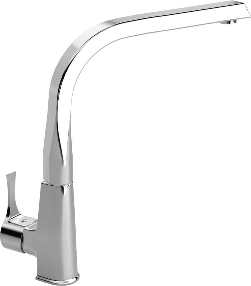 Смеситель для кухни хром Mega MG-SUN03 - изображение 7