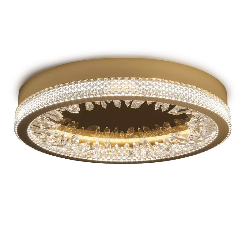 Потолочный светодиодный светильник золотой XD-50 gold