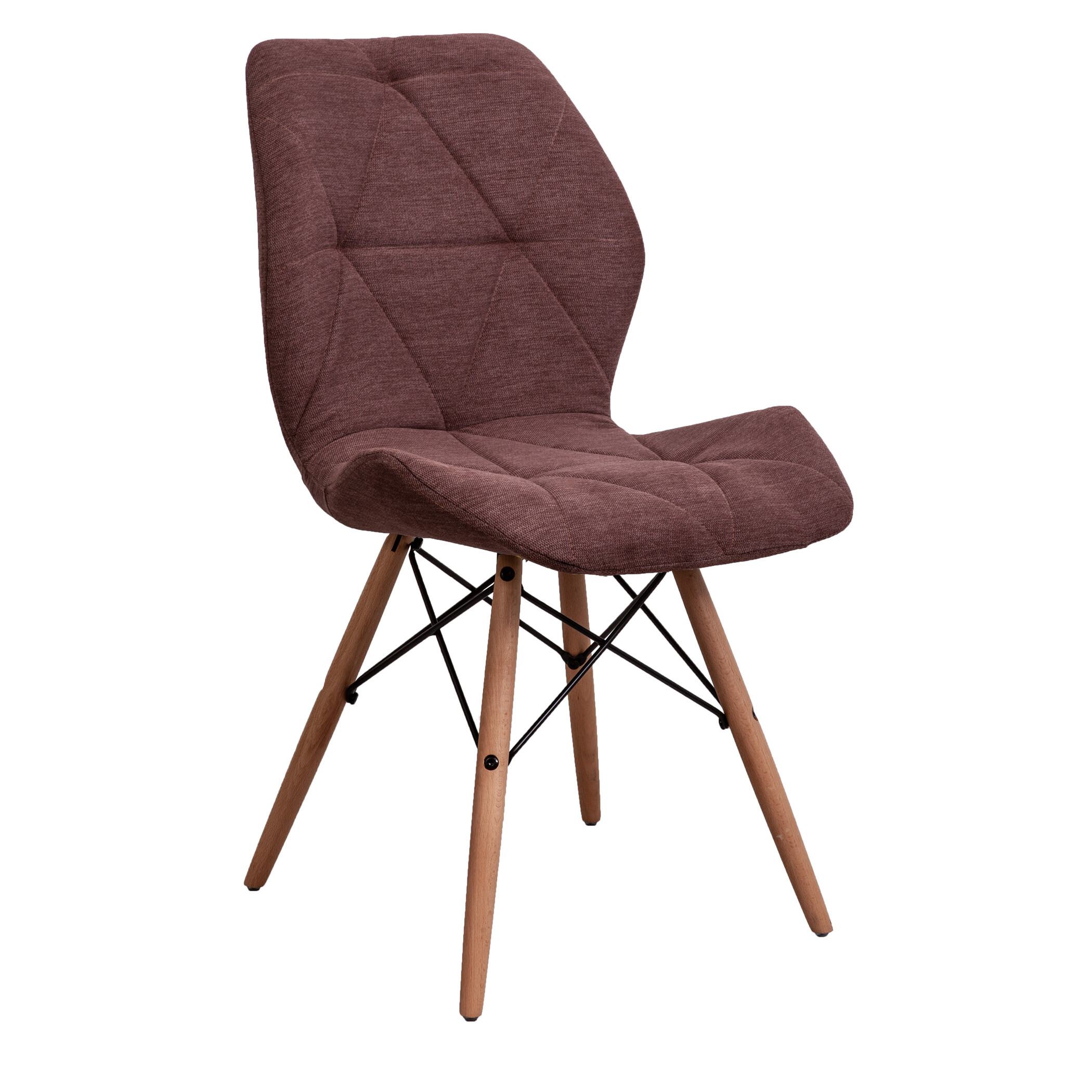 Обеденный стул мягкий светло-коричневый RIO