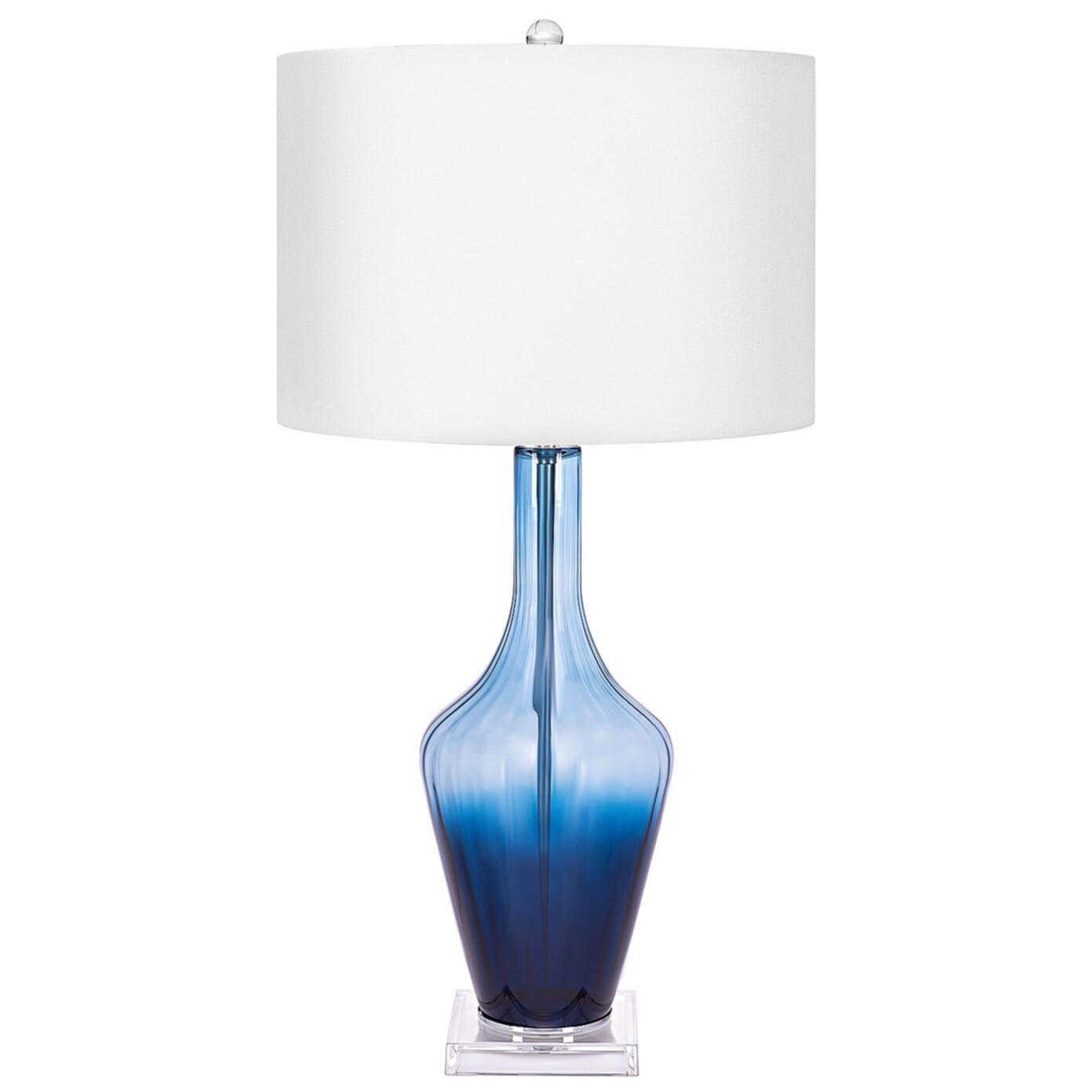 Лампа настольная с абажуром синяя &quot;Одри&quot;